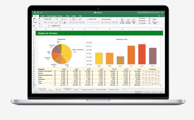Excel download on a macbook pro